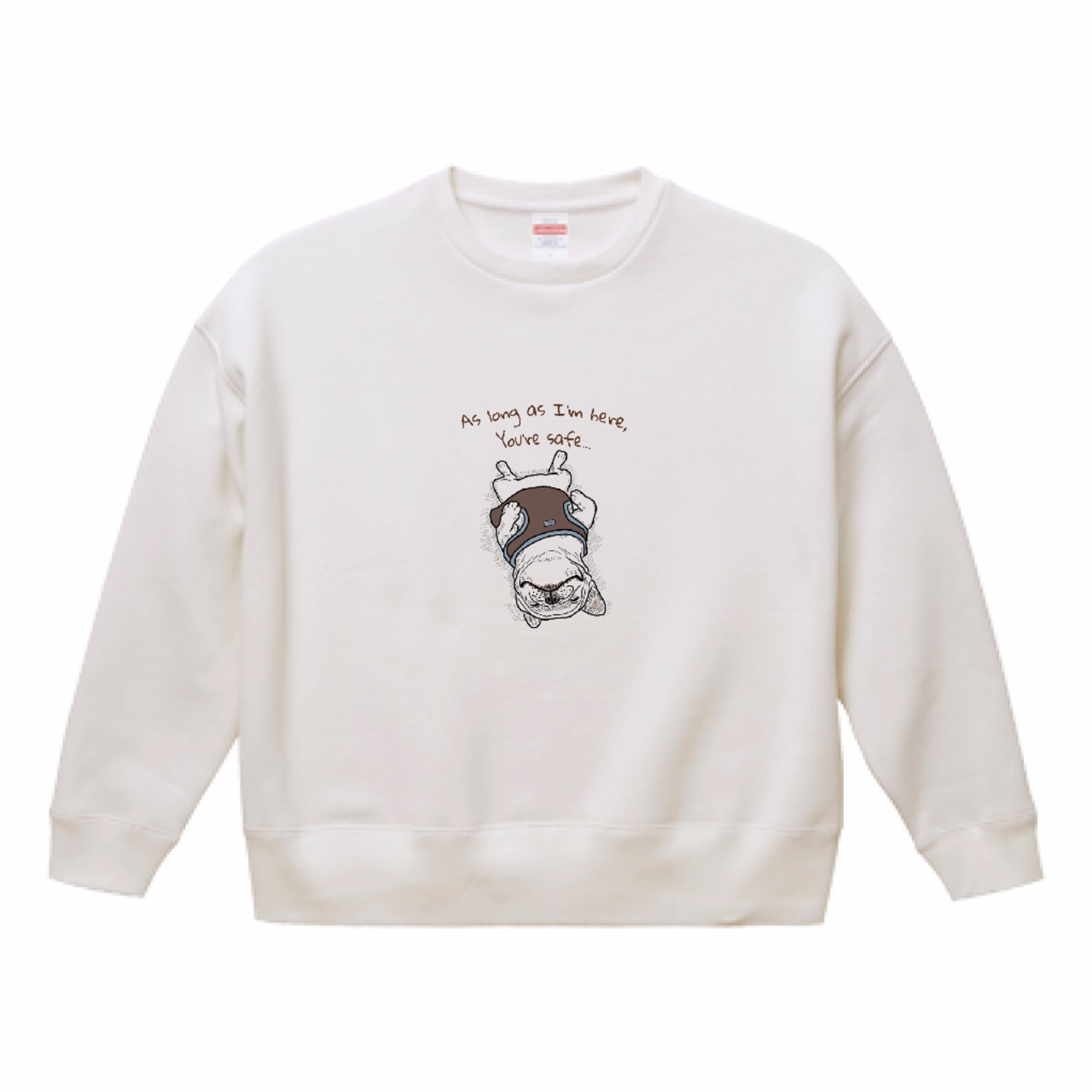 I'm hero /トレーナー/ビッグシルエット/ホワイト/ユニセックス - 1