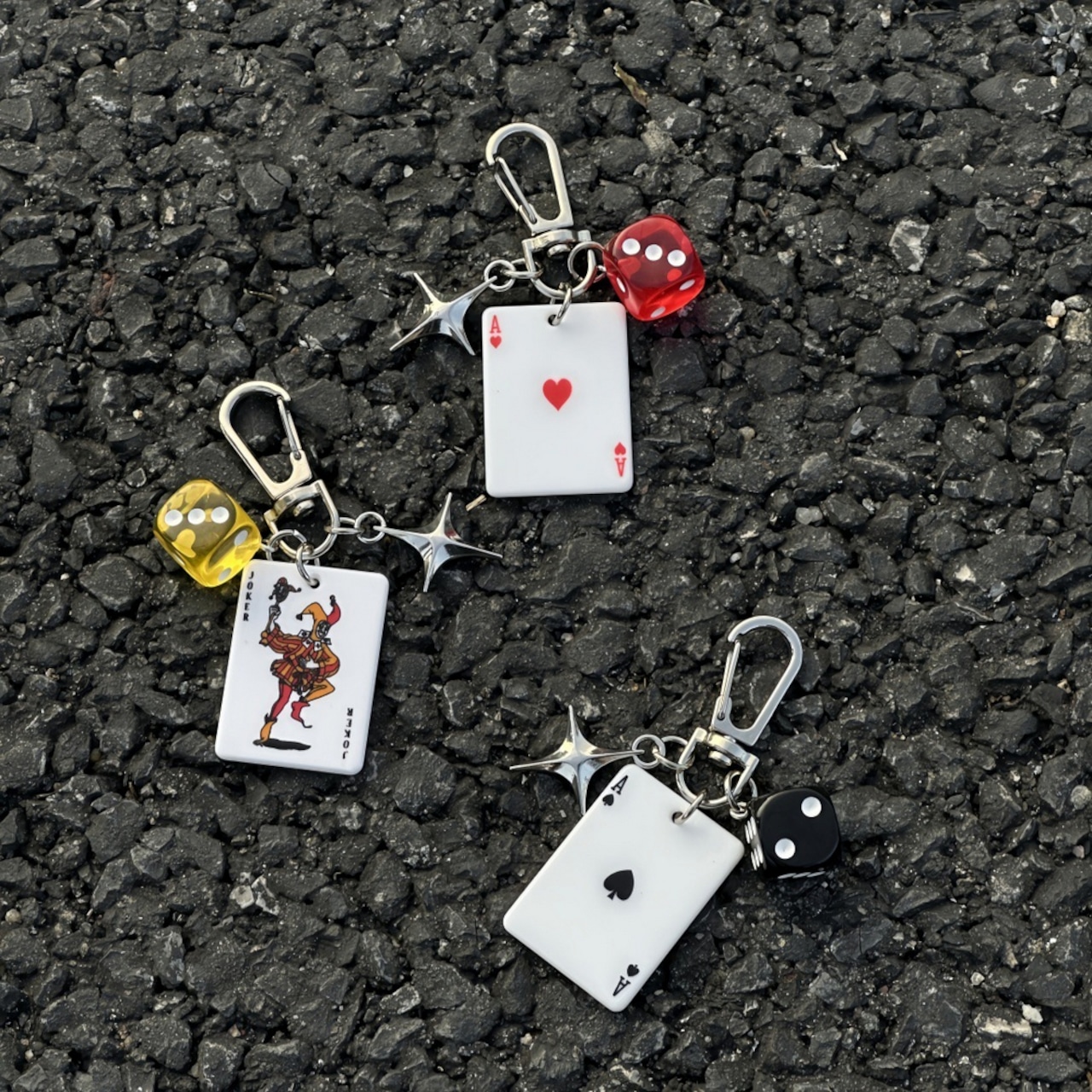 トランプ キーホルダー G176