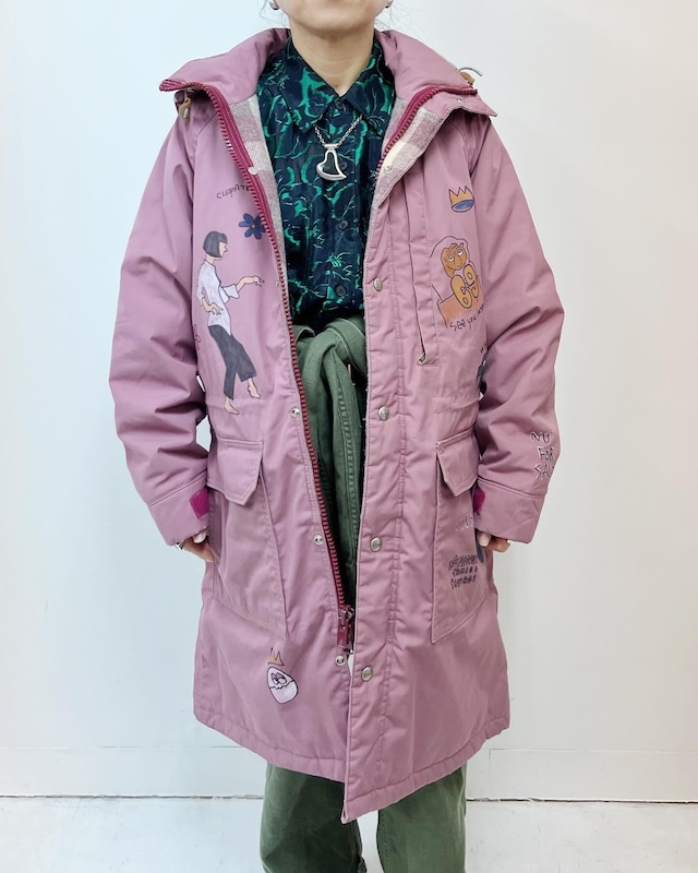 80s L.L.Bean storm coat "custom paint"