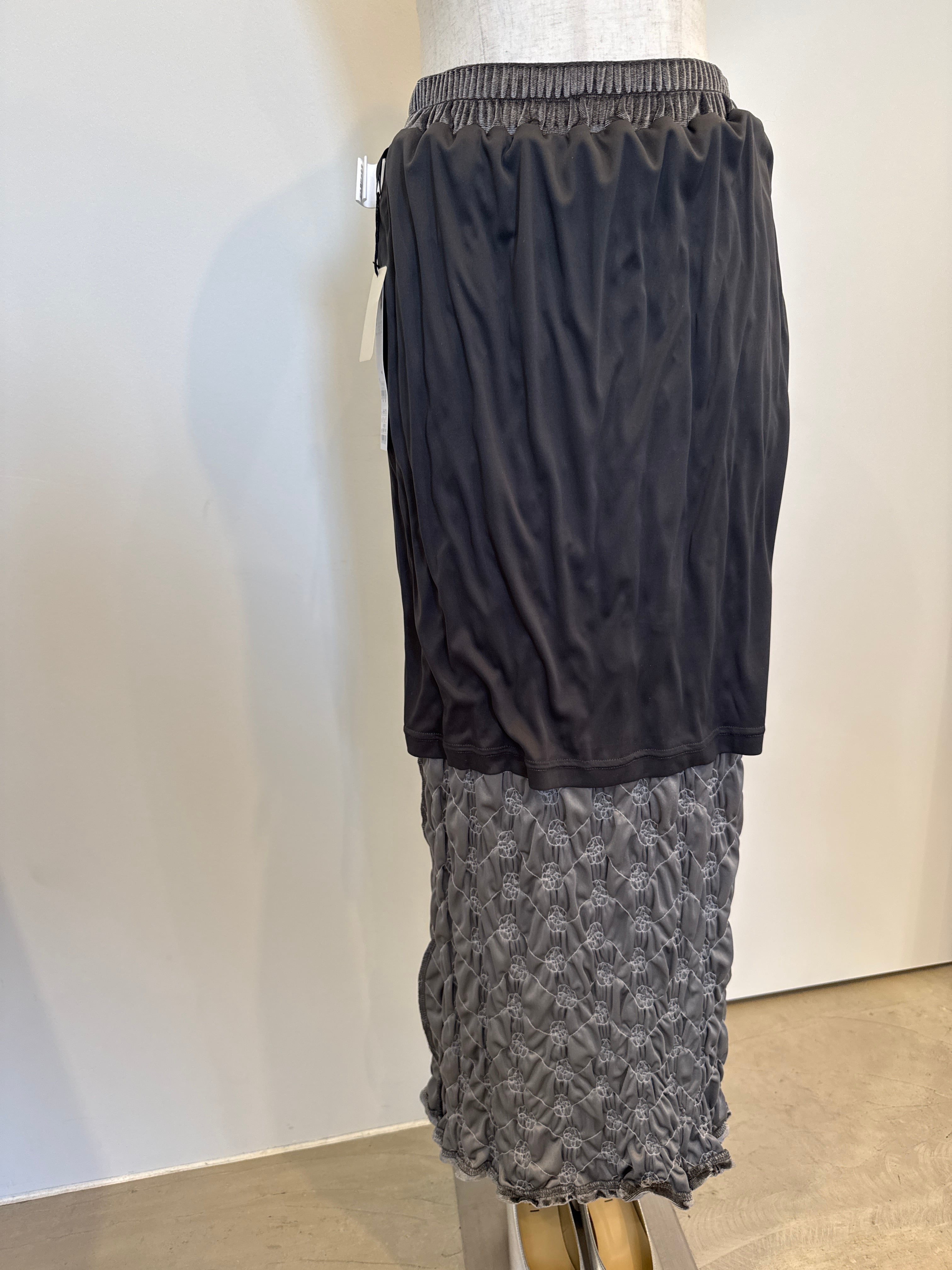 【SELECT】ベロアシャーリングタイトスカート