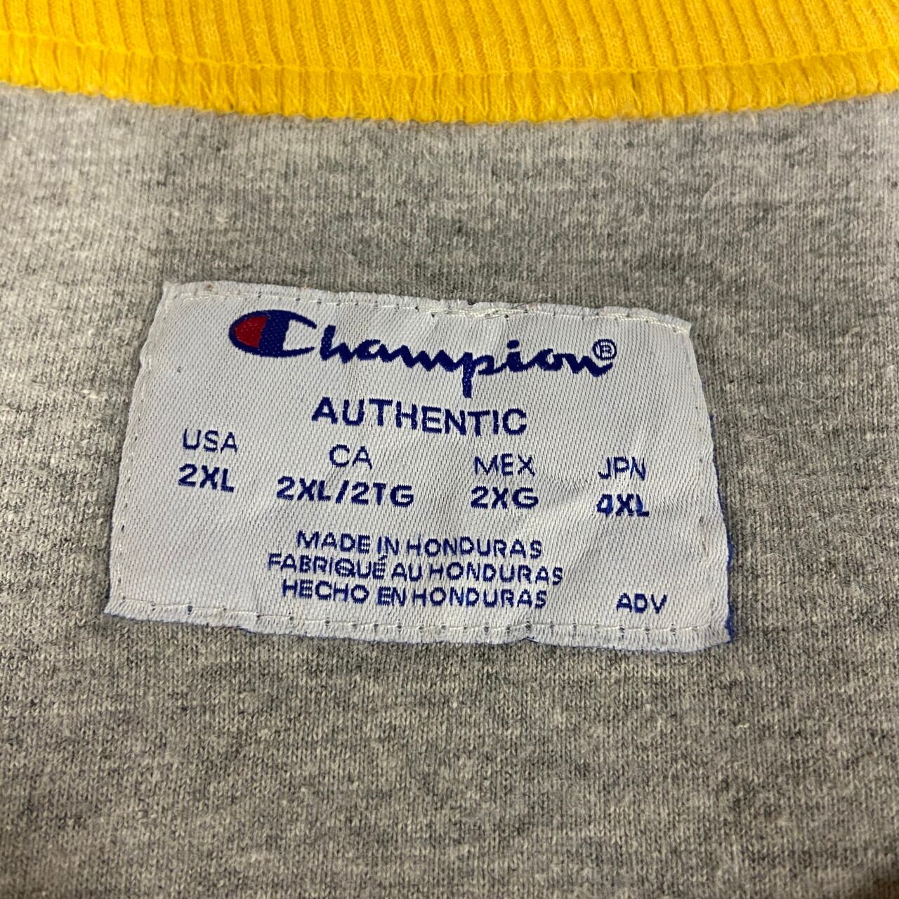 ビッグサイズ Champion チャンピオン ワンポイントロゴ刺繍 スウェット