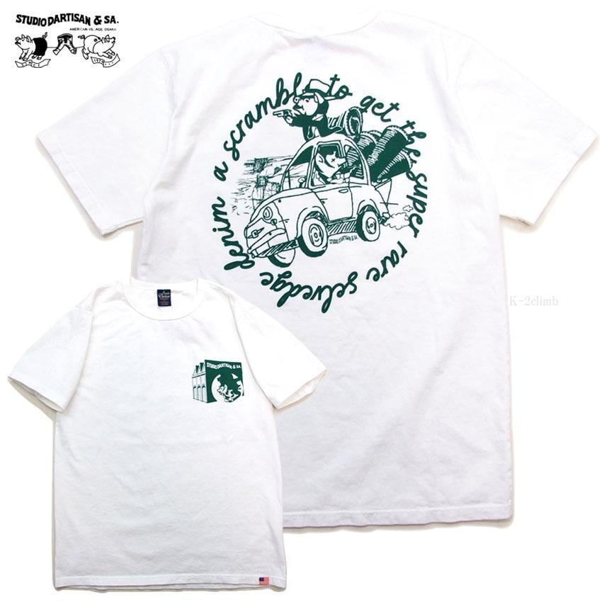 ダルチザン Tシャツ 怪盗Tシャツ 8211B 半t 日本製 STUDIO D'ARTISAN