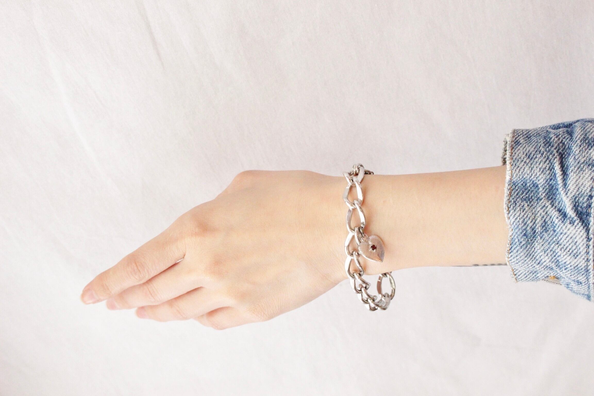 Monet ハートチャームブレスレット lot20443 | lila