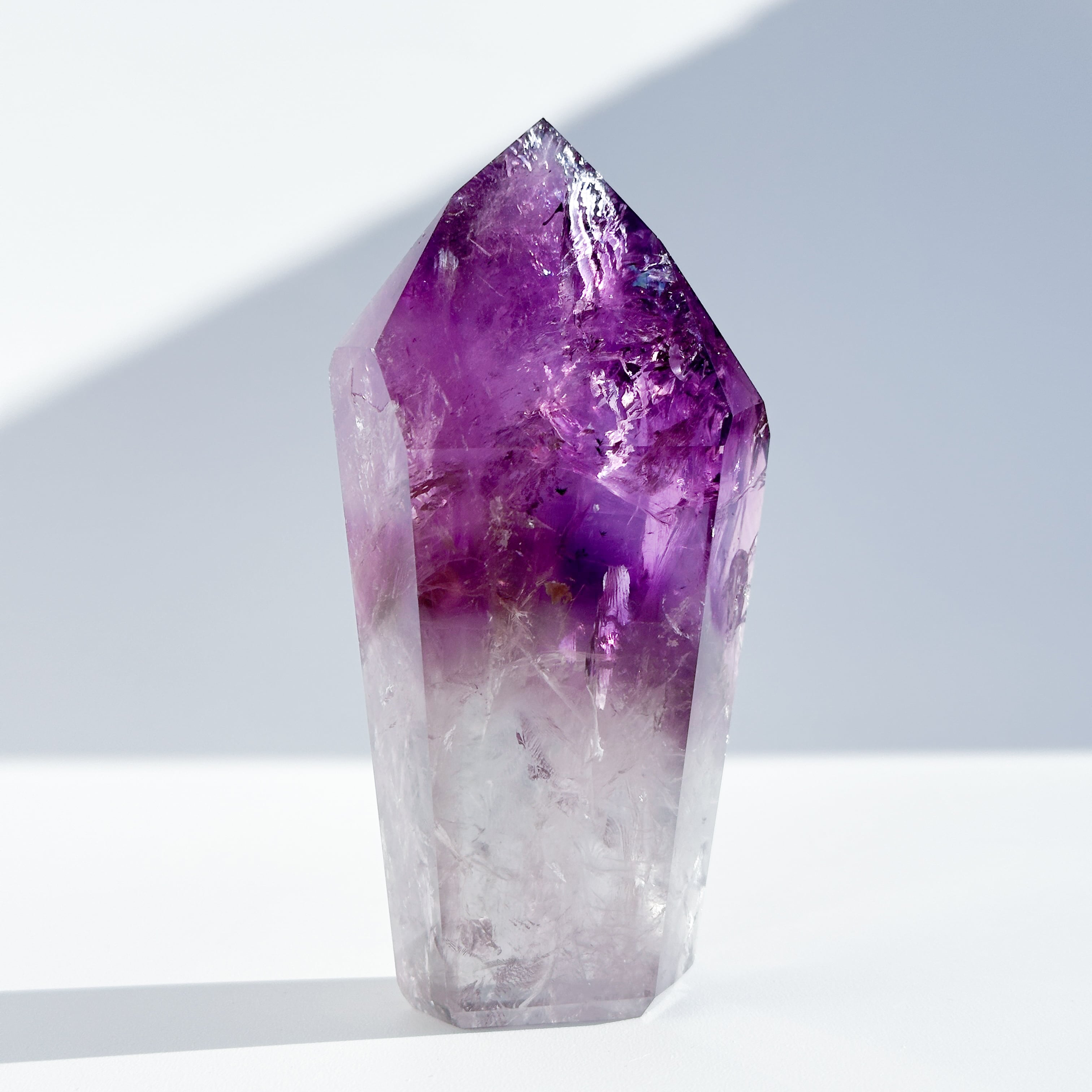 【ハイクオリティ】バイーア産ファントムアメジスト タワー02 ◇ Phantom Amethyst ◇天然石・鉱物・パワーストーン