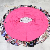 フラメンコ 衣装 ファルダ スカート ピンク 黒 ボランテ フリル 水玉 ドット 柄 模様 レイリーナ Leirena ピンク系 ブルー系 ブラック系 グリーン系 フレアスカート おしゃれ 可愛い ダンス衣装 コスチューム レトロ カラフル ボリューム感 フェミニン レディース