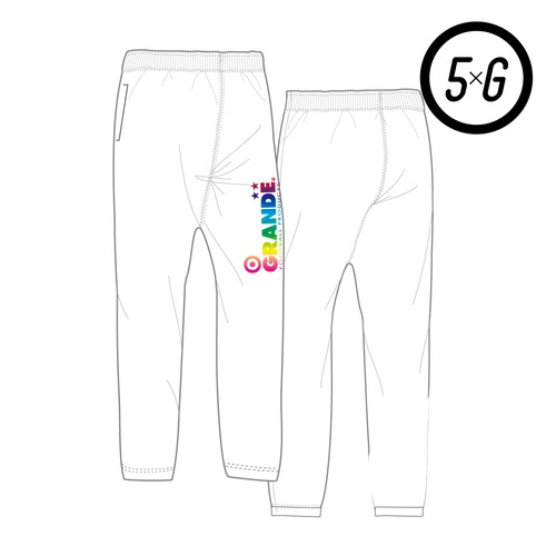 【CASA GRANDE限定】 GRANDE「5×G」 Sweat Long Pants "WHT"