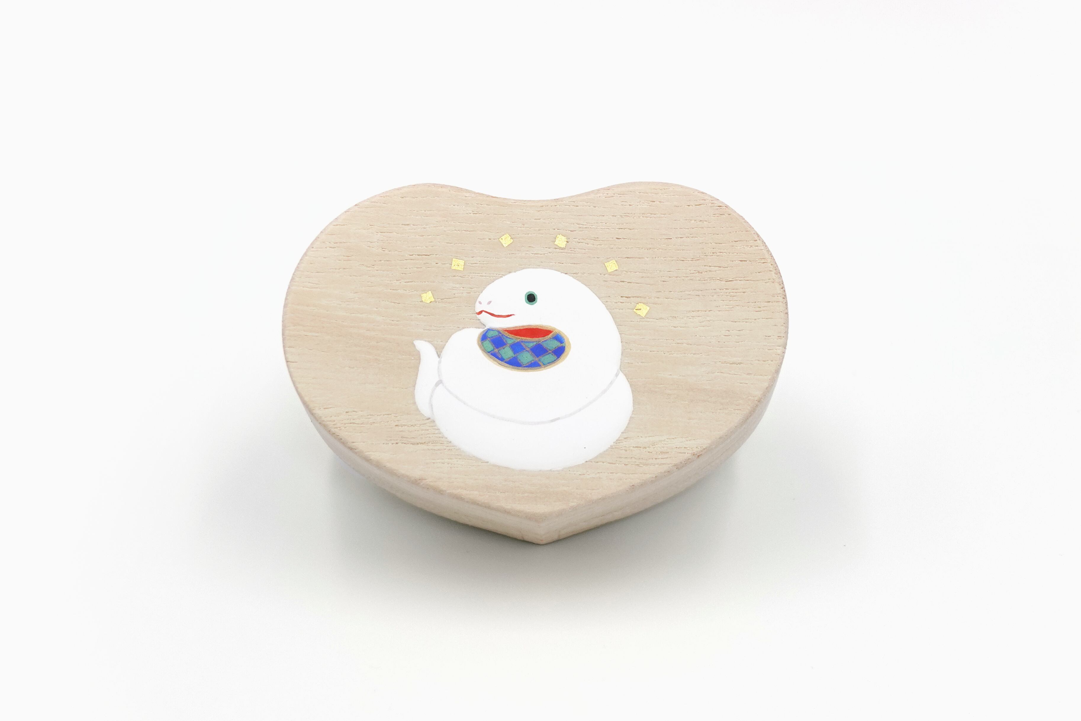 ハート型桐箱 -巳-