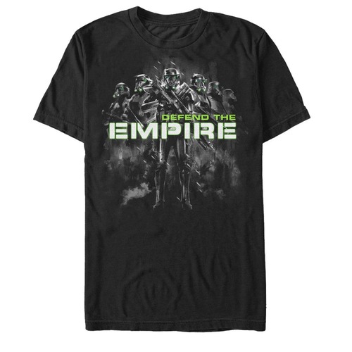 スター・ウォーズ Tシャツ Star Wars Rogue One Defend Empire Death Trooper Black