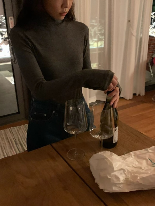 (予約) LIFFEY / River wool pola tee 5color