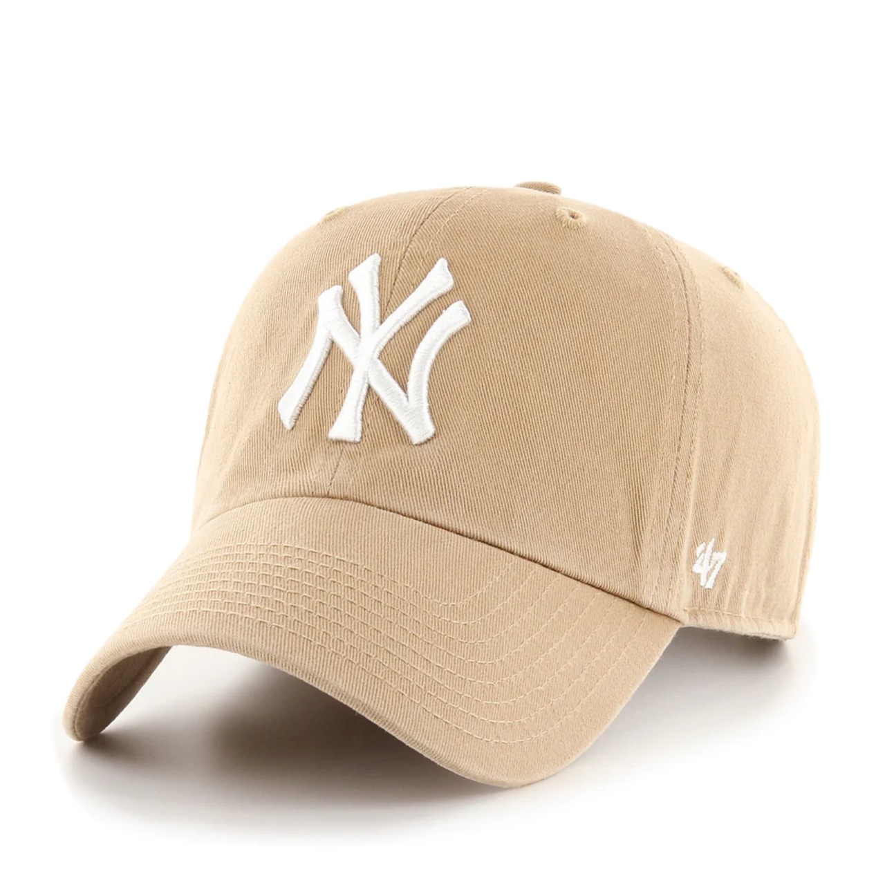 Yankees '47 CLEAN UP Khaki x White logo