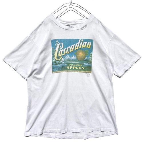 [Cascadian Fruit Shippers] Vintage Company Logo Print T-Shirt [1989s] Vintage Company Logo Print T-Shirt