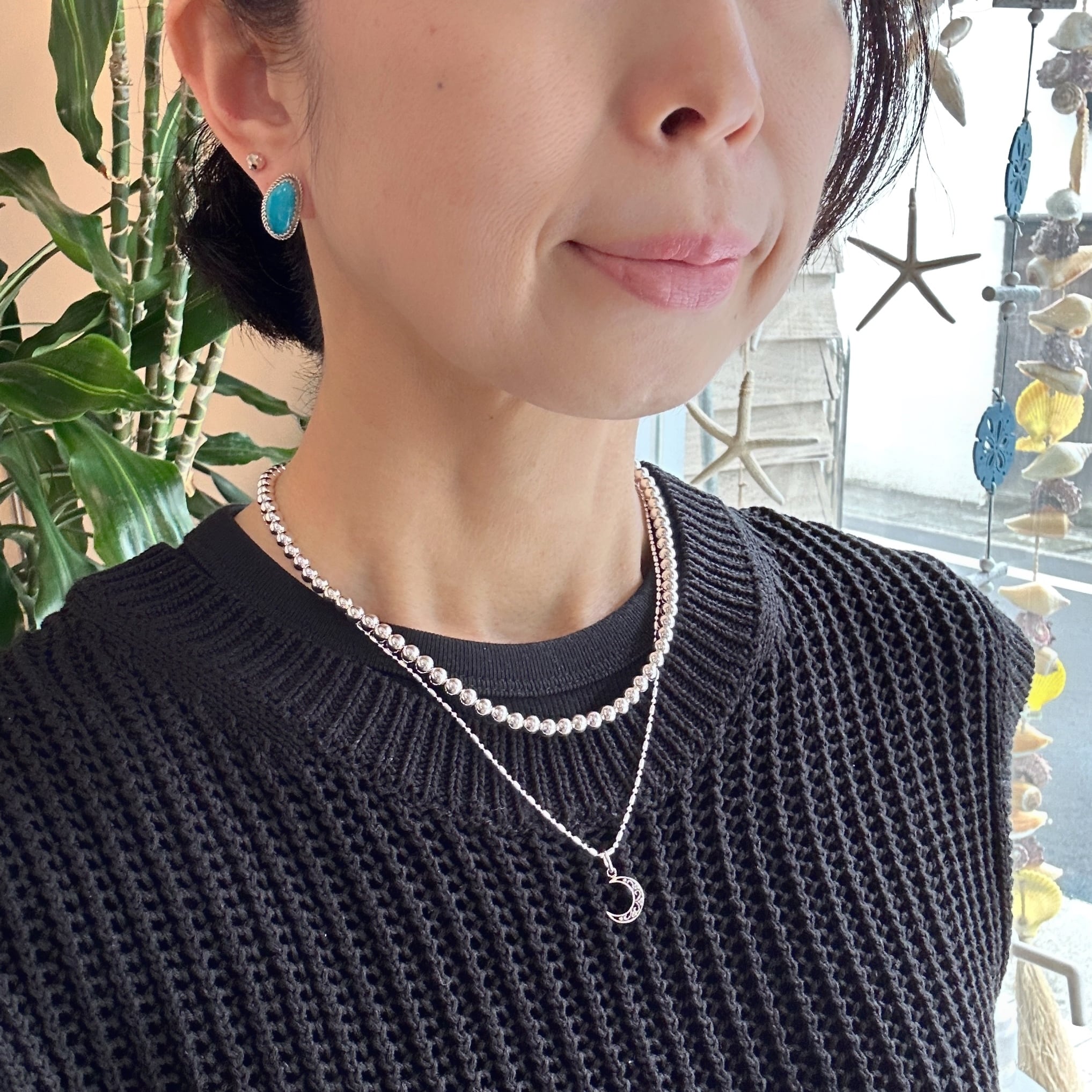 スカシ ジルコニア 三日月 ネックレス 月星 | 【公式通販】鎌倉の