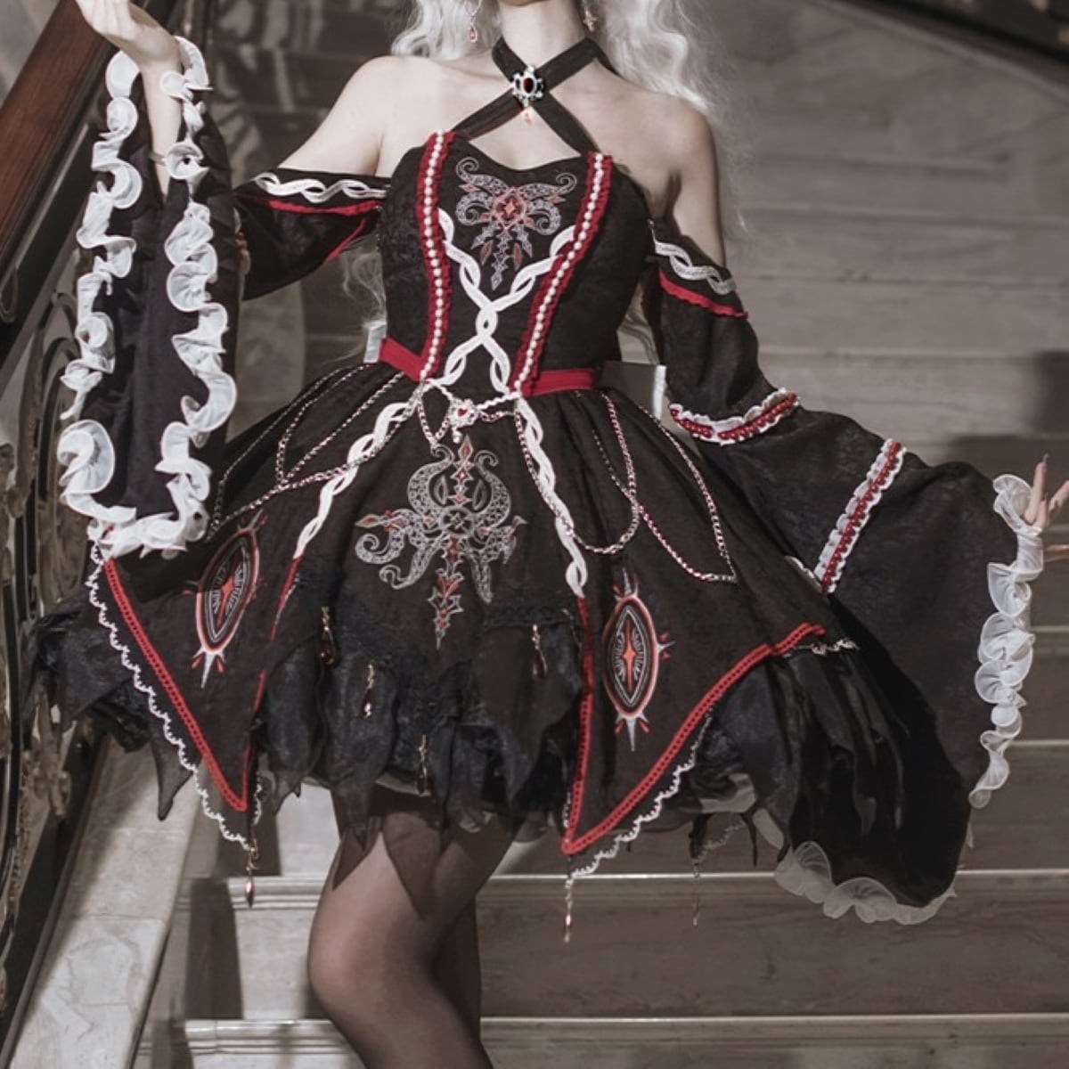 ダークゴシック姫袖ワンピースセット | Maiden's Rêve