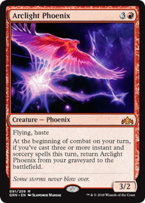 MTG　《弧光のフェニックス/Arclight Phoenix(GRN)》　英語