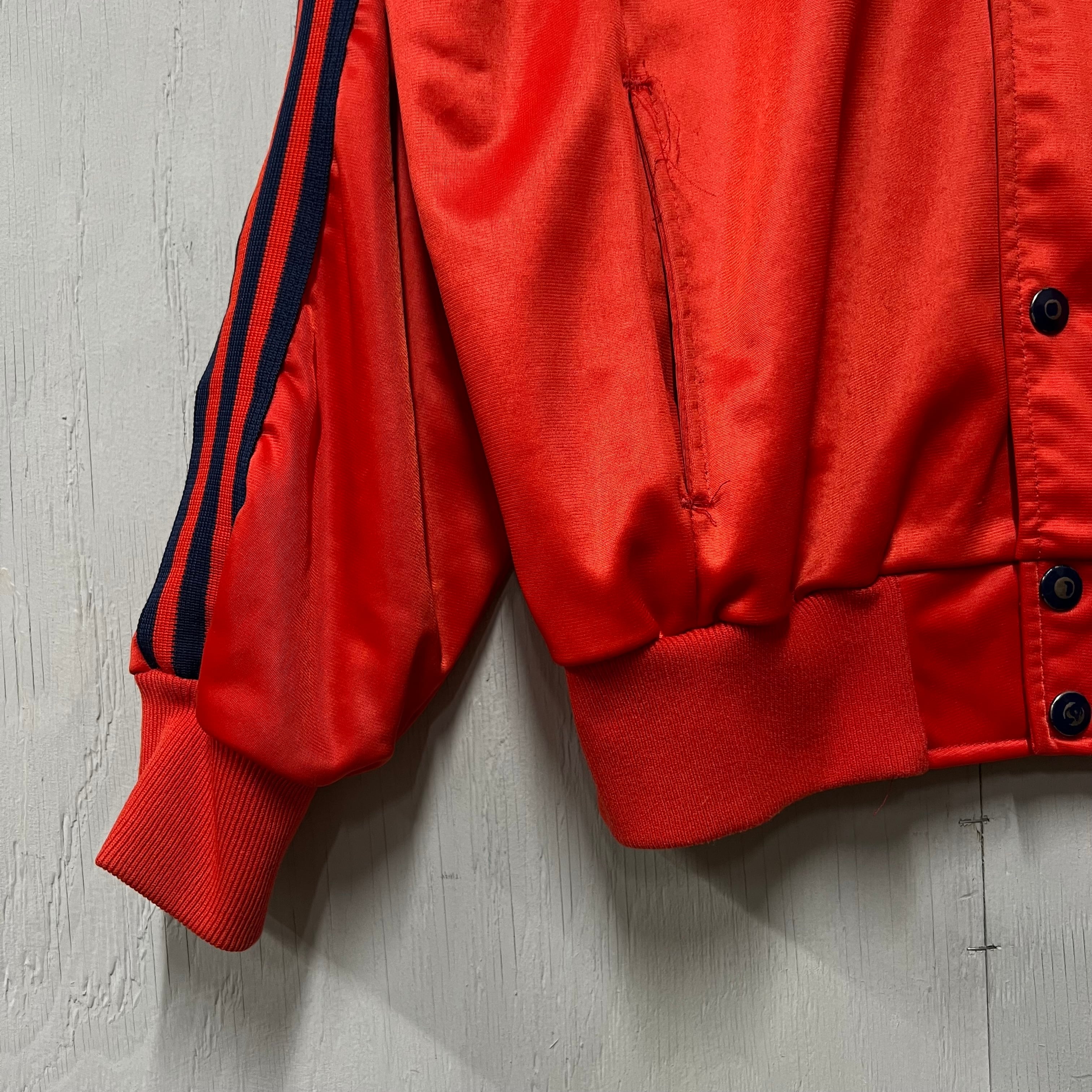 80s adidas ATP スナップボタントラックジャケット レッド XL | 古着屋