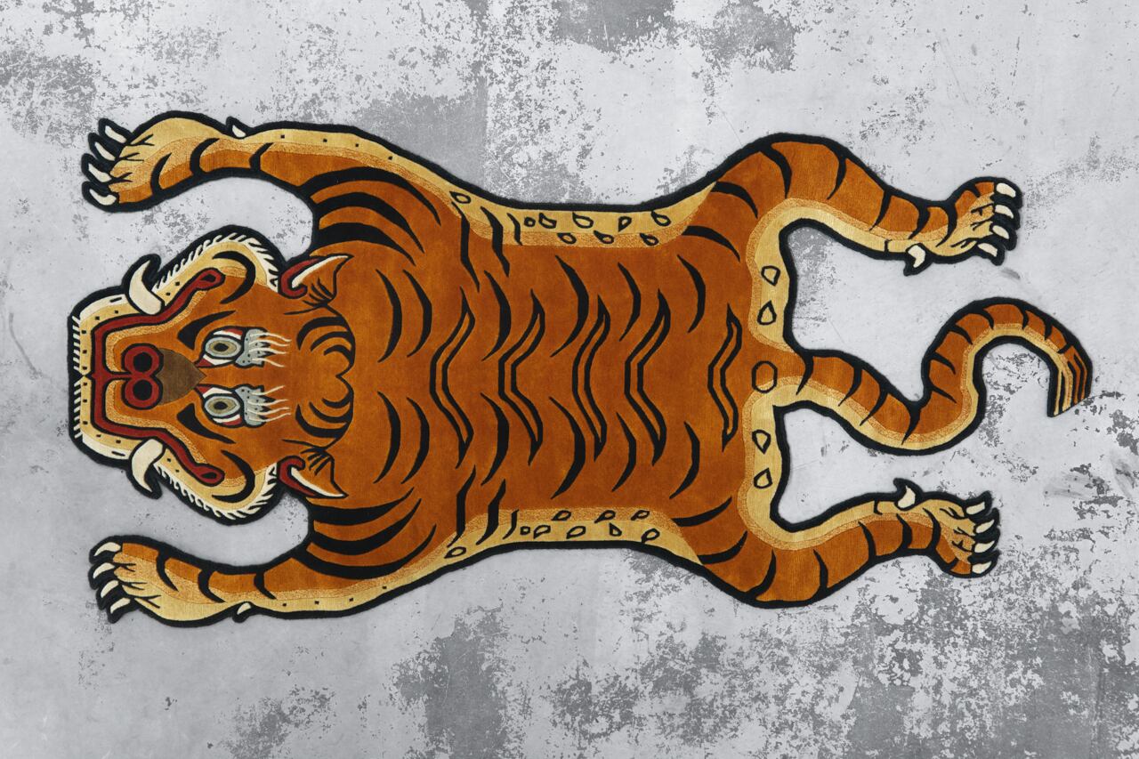 Tibetan Tiger Rug 《Lサイズ•プレミアムウール299》チベタンタイガー