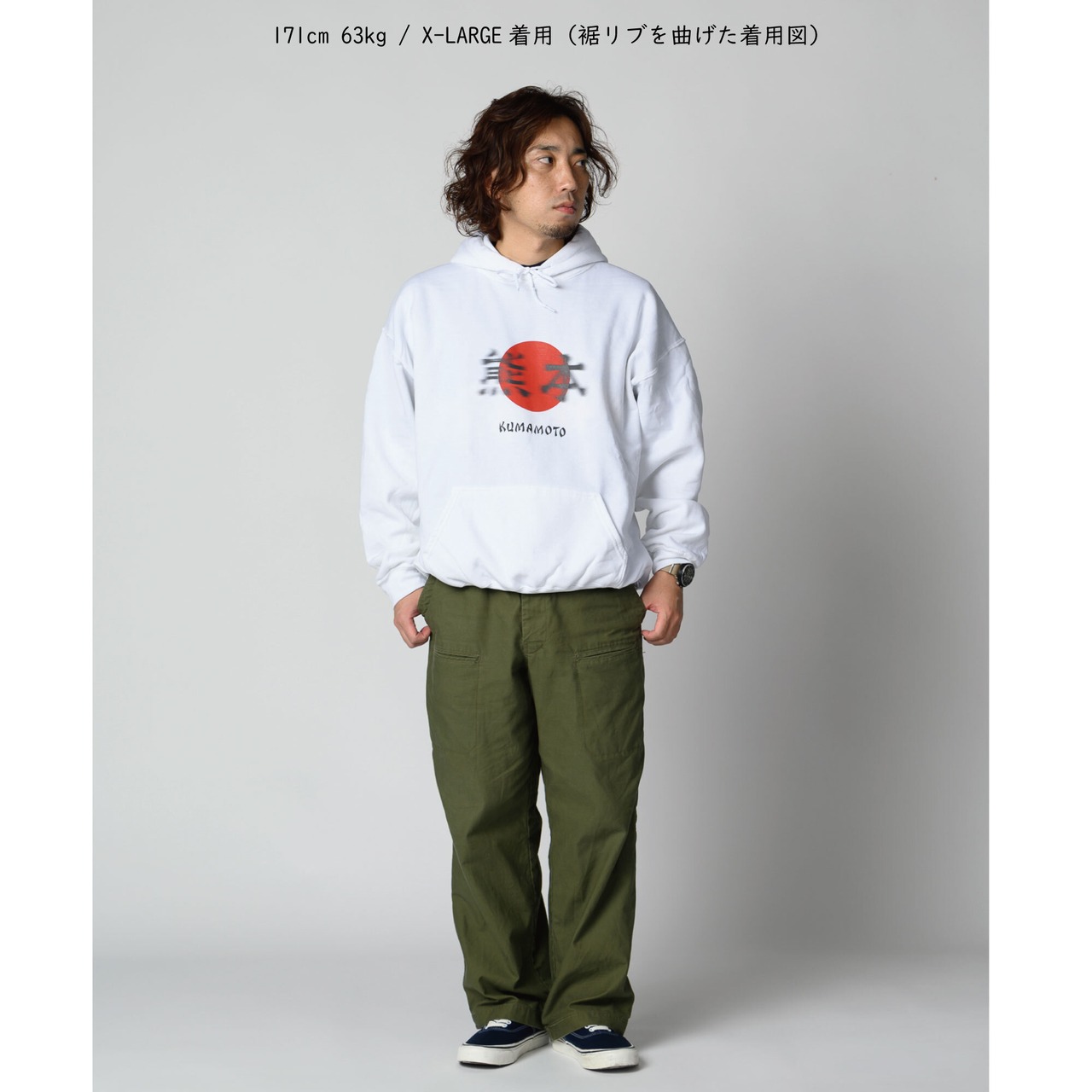 【DARGO】"熊本漢字" Pull Over Hoodie（2color）