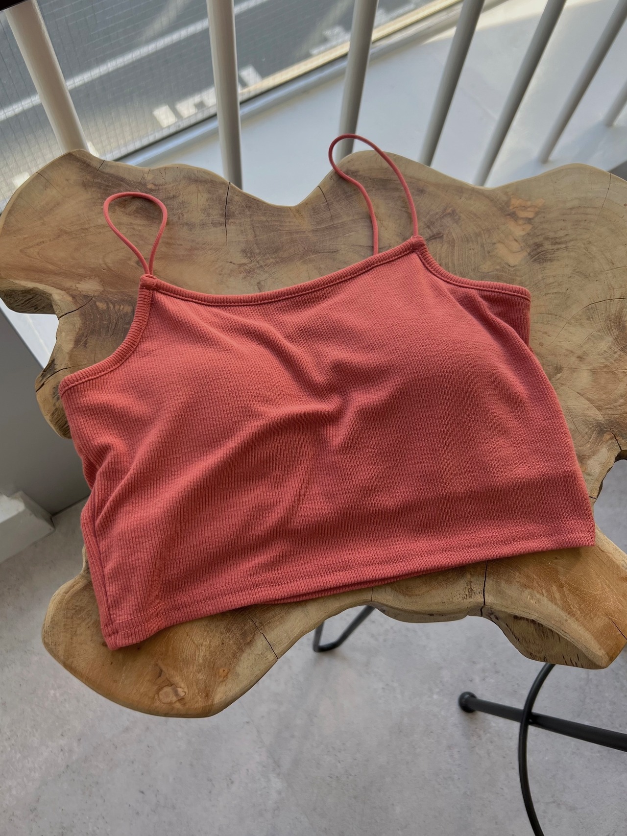 cropped lib cup camisole