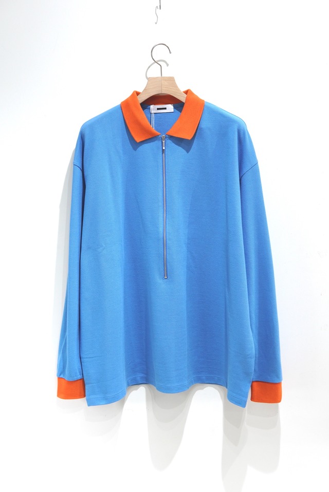 REVERBEARTE /  ZIP LONG SLEEVE POLO