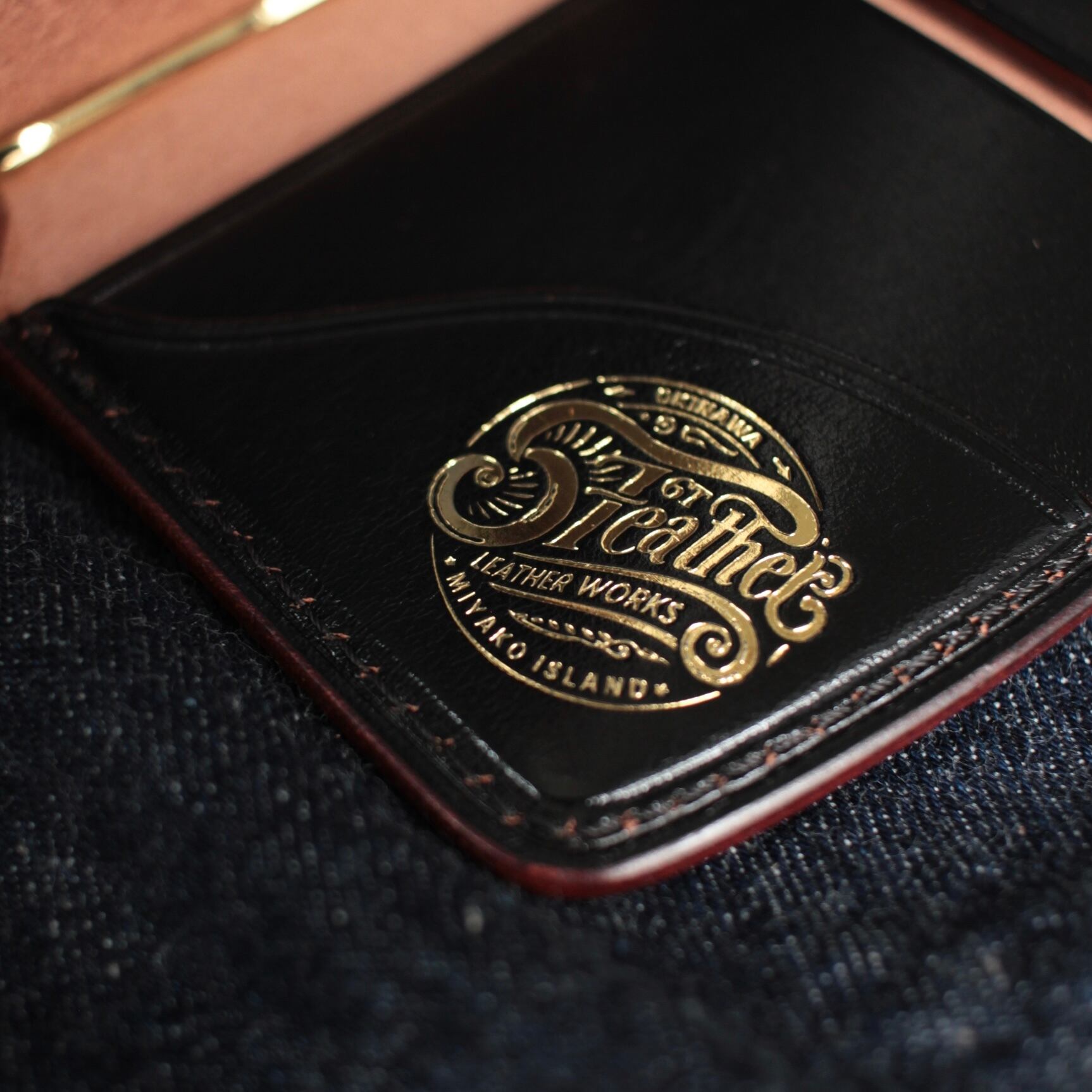 マネークリップ(RBイタリアン ダブルショルダー/茶芯ブラック) | 6T