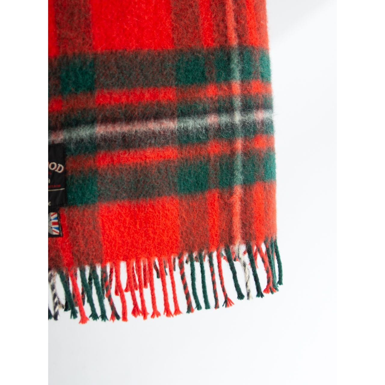 【EARL-WOOD】Made in Great Britain woog travel rug 90×154cm（英国製 チェック柄ウールトラベルラグ ブランケット）1c