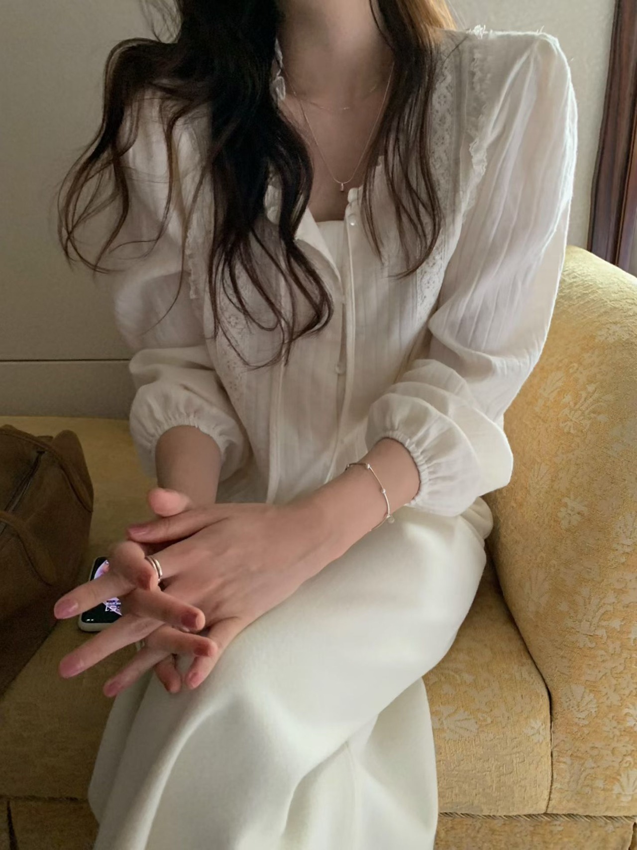 (予約) pretty young thing / Darling frill blouse 1color