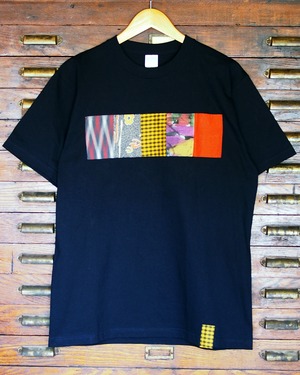 KIMONO T-shirt -MIXED FABRIC-/ フレームTシャツ パッチワーク
