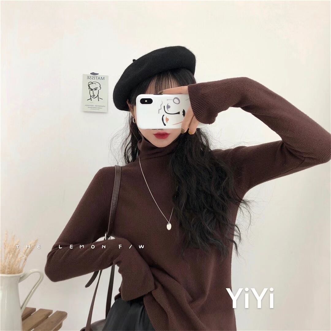 シンプルタートルニット AJ111-5083