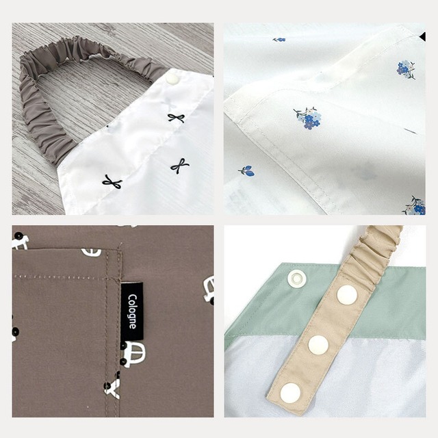 【メール便】かぶるだけ!キッズ エプロン 3点セット はっ水 100-120cm対応 男の子 女の子 撥水 調節可能 幼児 子供用 dk093