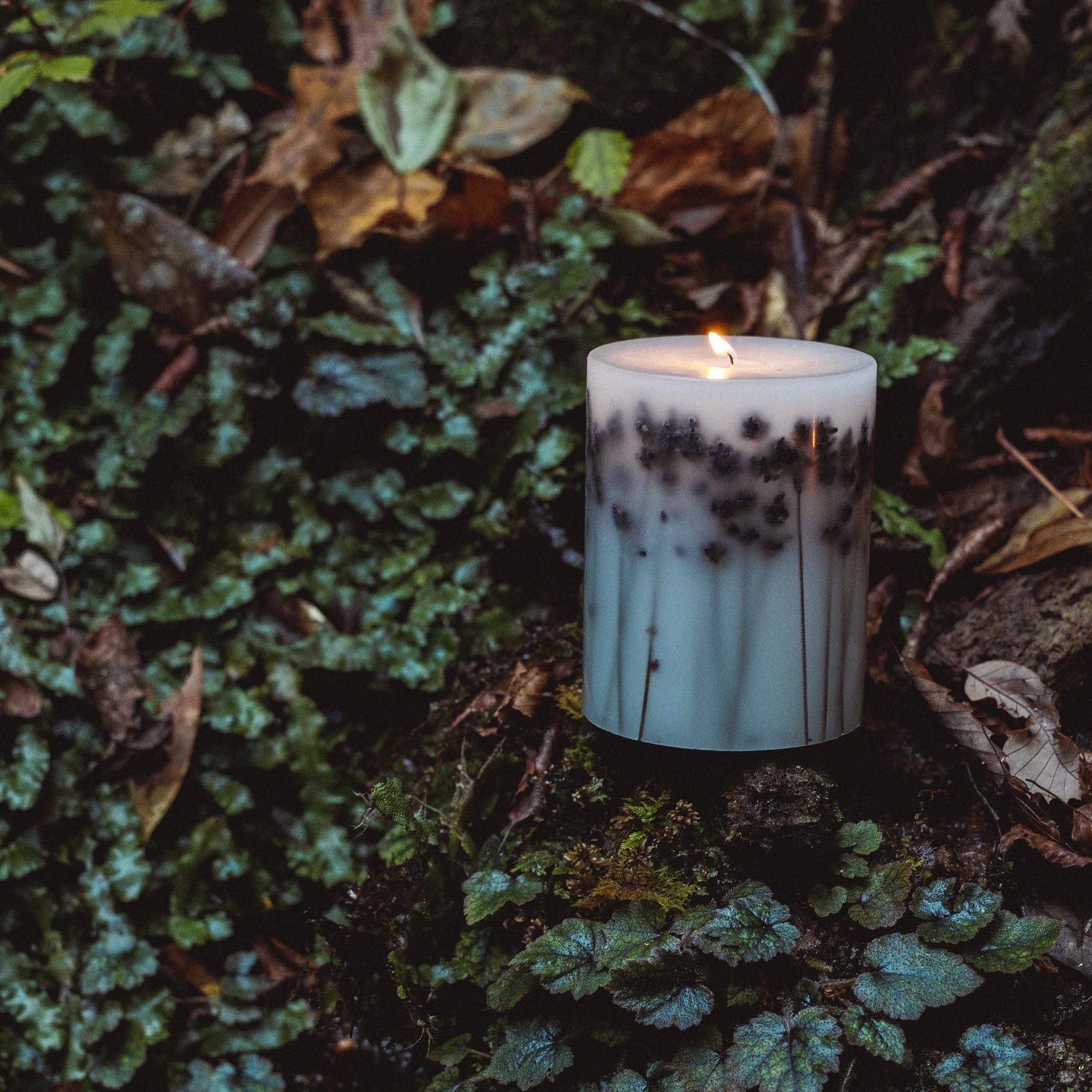 BOTANICAL Candle / Lavender / ボタニカルキャンドル | YOAKEnoAKARI