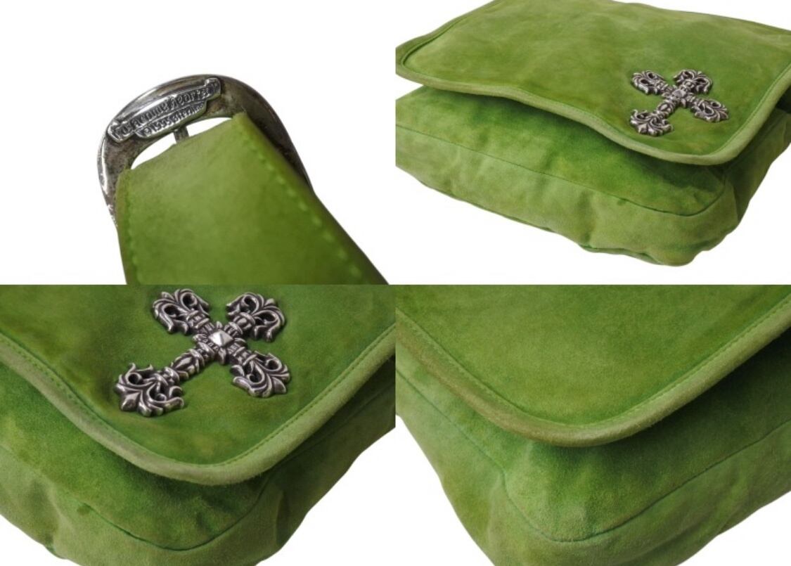 CHROME HEARTS クロムハーツ ラージ フィリグリークロス メールバッグ