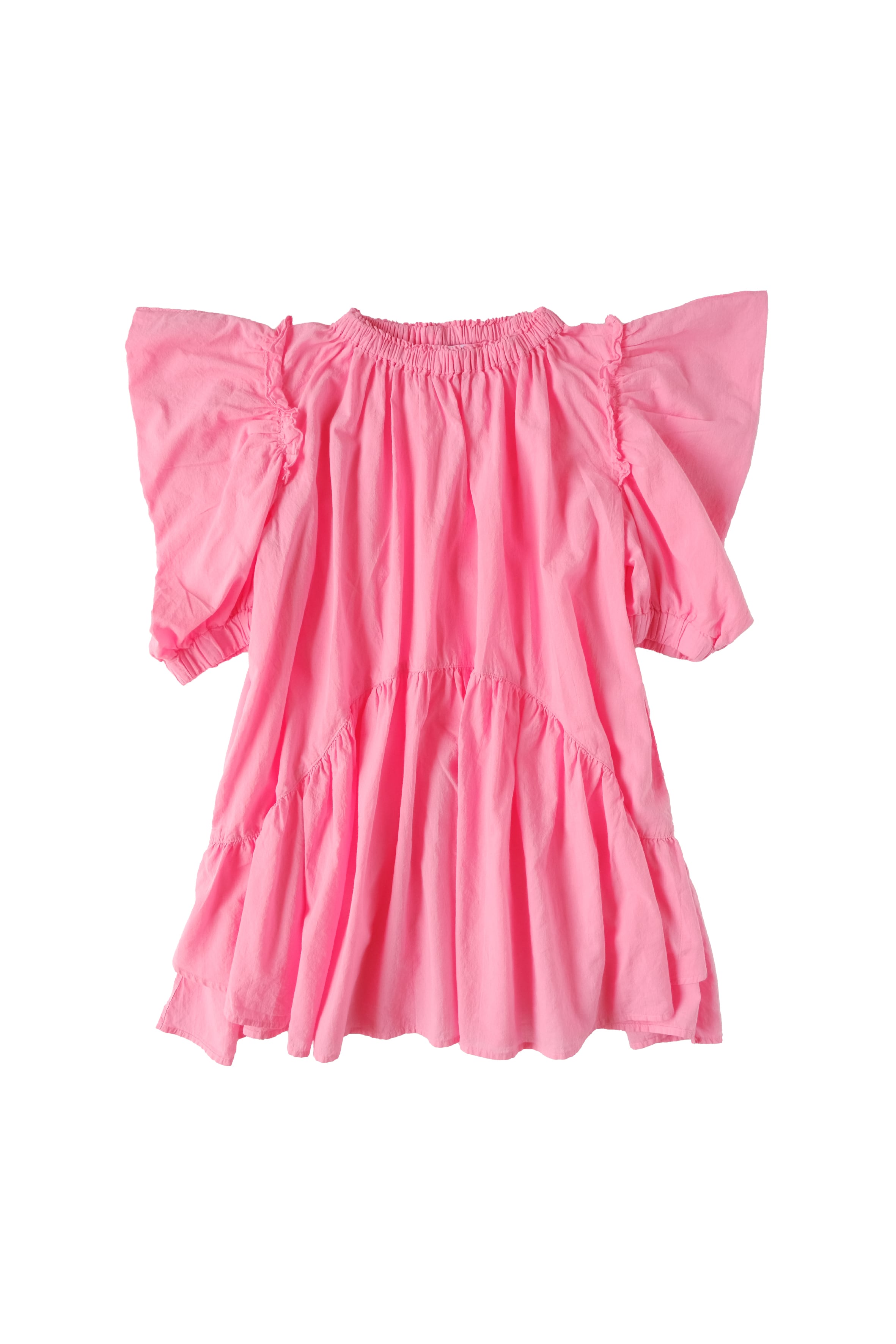 folkmade（フォークメイド）ワンピース 26SS】folkmade(フォークメイド)Playground dress PINK(LL)ワンピース