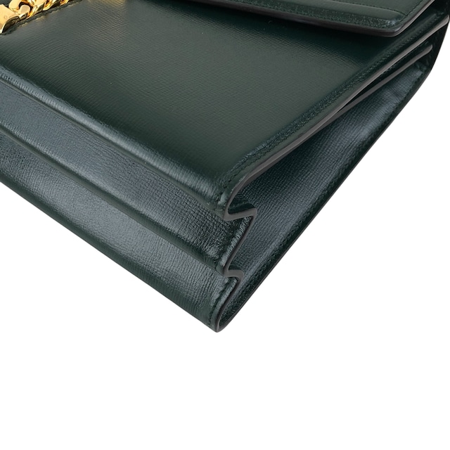 GUCCI グッチ ハンドバッグ グリーン ベルトモチーフ シルヴィ vintage ヴィンテージ オールド 2vw4nm