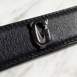 VERSACE decorated leather belt