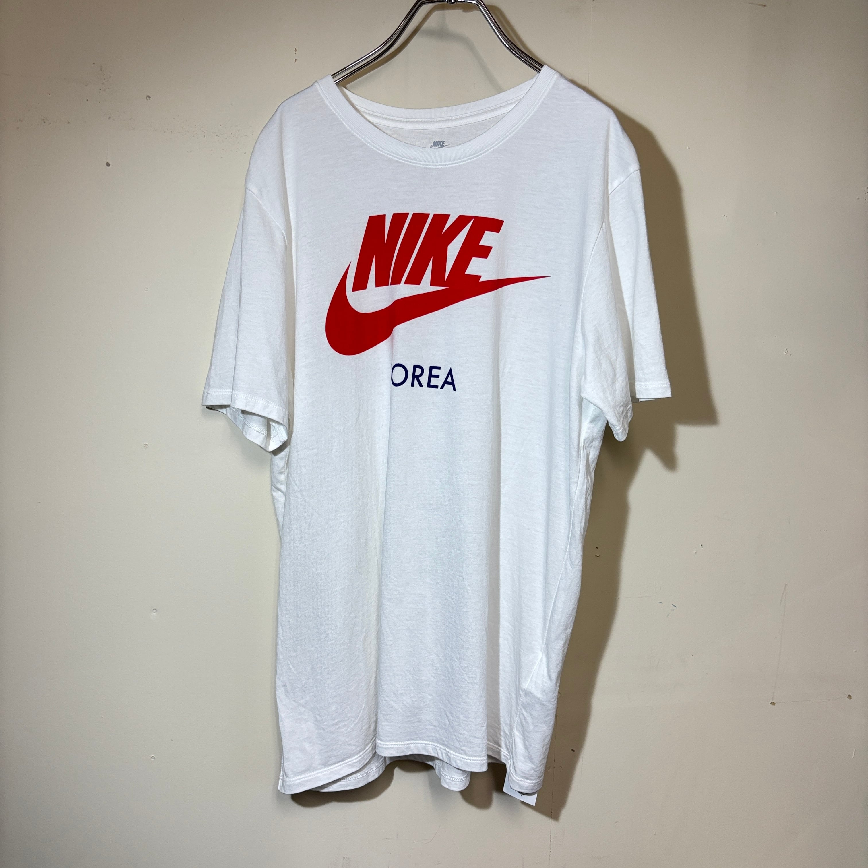 NIKE】ナイキ KOREA ビッグロゴTシャツ 韓国流通モデル ホワイト L