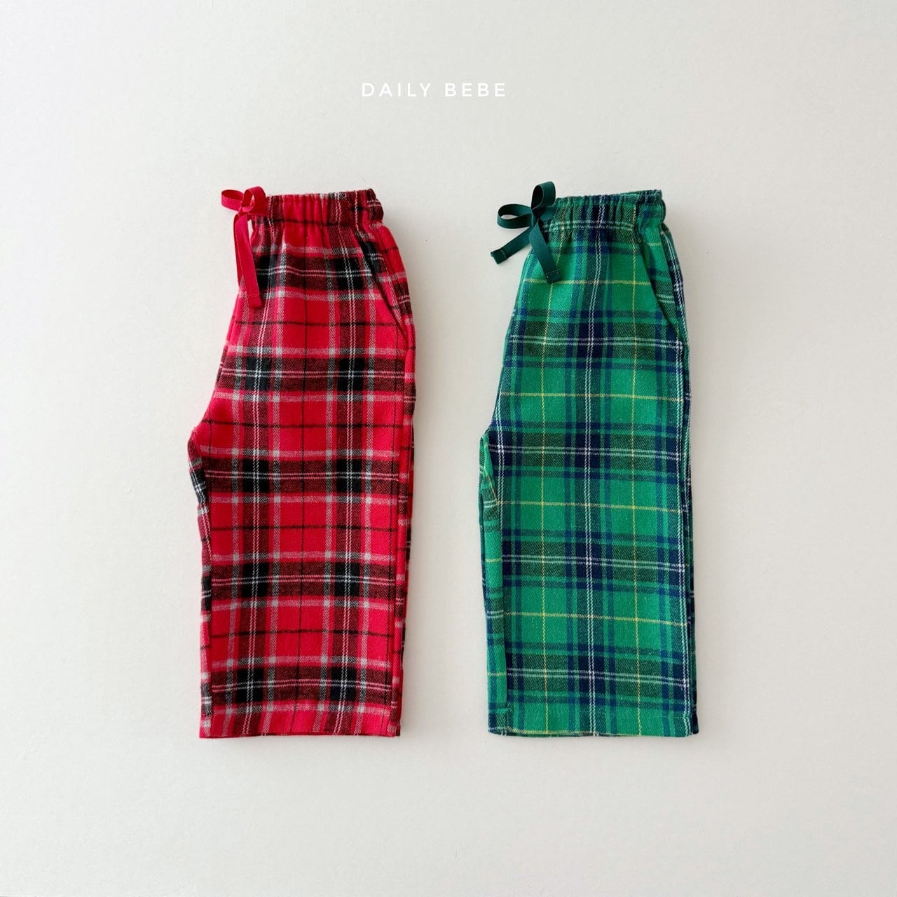mary check pants【dailybebe】※ 予約商品