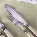 ナイフ・フォークペアセット ロジウムメッキ 　11TWp17