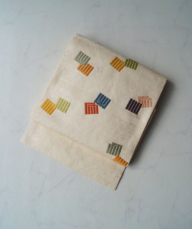 【なごや帯】生成地　源氏香文　なごや帯