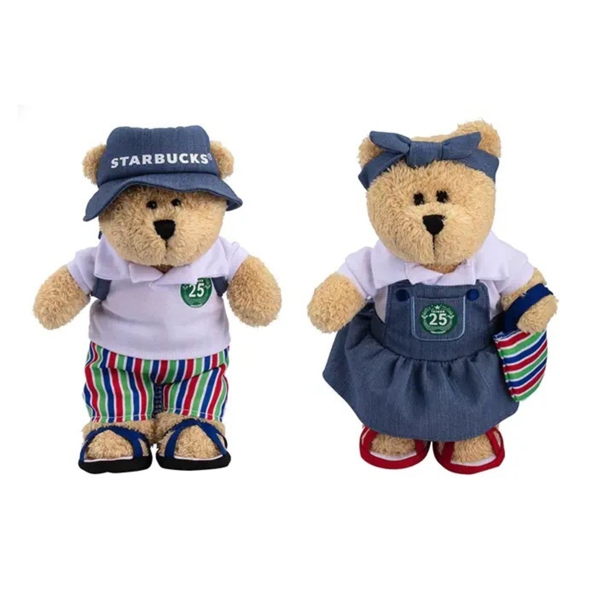 25周年 ぬいぐるみ 小物 置物 bearista ベアリスタ 熊 くま 台湾  