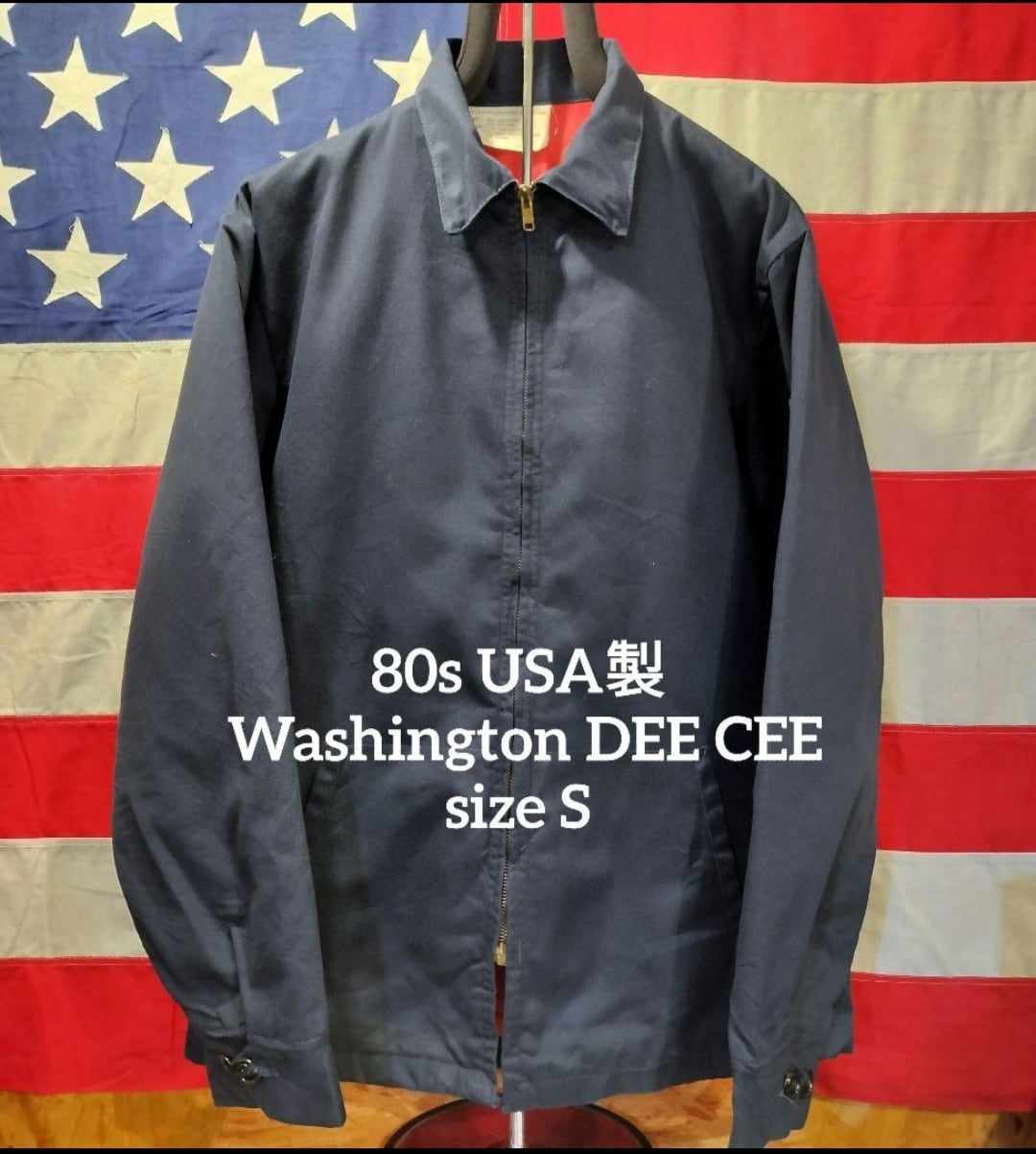 Used ジャケット◆S Vintage Washington DEE CEE ワークジャケット 無地 ネイビー◆ヴィンテージ USA古着
