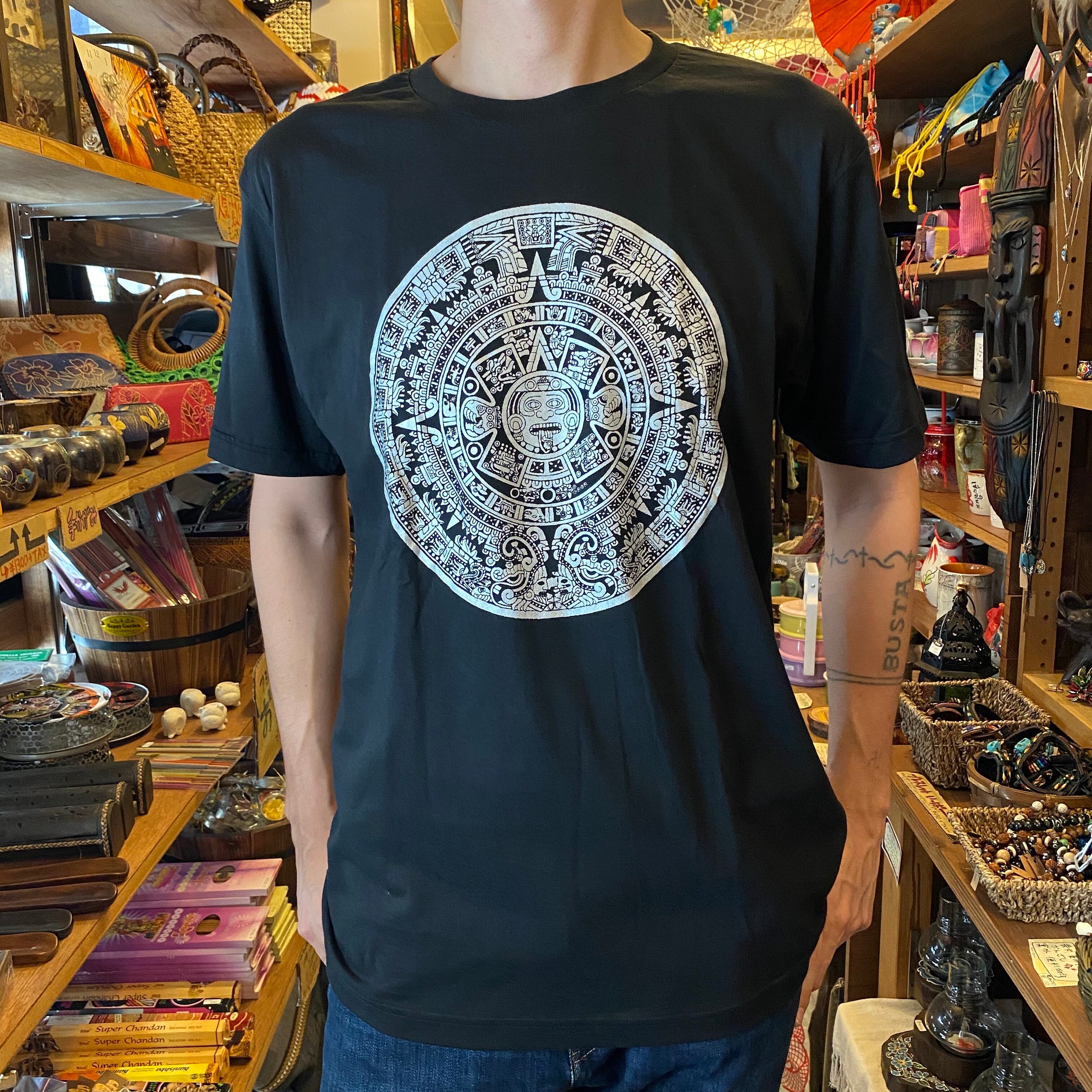 アステカカレンダーTシャツ【+GRAPH】 | curiosities okinawa