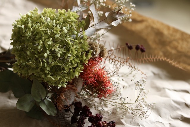 ドライフラワーブーケ