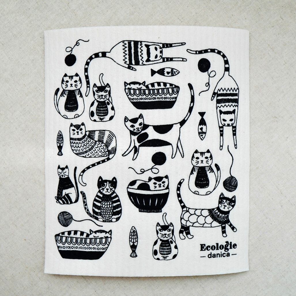 猫の絵 428 水彩画 原画 キジ白猫 | Forest cat