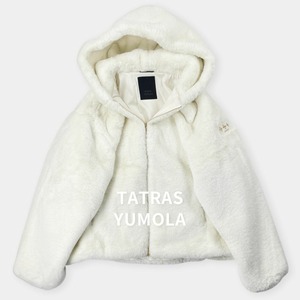 TATRAS タトラス 24AW YUMOLA ユモラ ラビットファー調 エコファー オーバーサイズ ジャケット パーカー MOCHA アウター 人気モデル LTAT24A4906 モカ / J&NREUSE レディース アウター