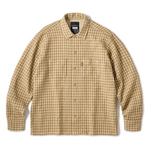 FTC / GAUZE PLAID SHIRT YELLOW