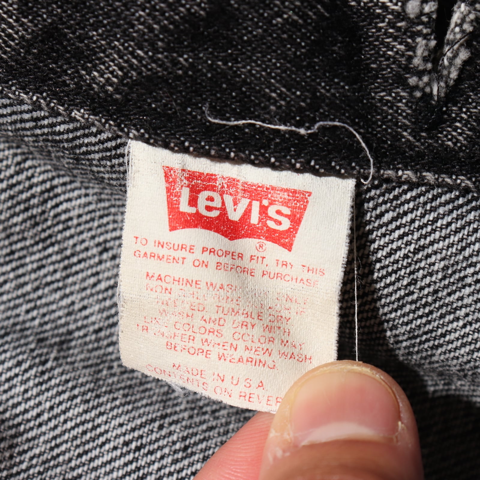 美品 M Levi's 70507 USA 先染め ブラックデニムジャケット 黒 美品 M Levi's 70507 USA 先染め ブラックデニムジャケット 黒