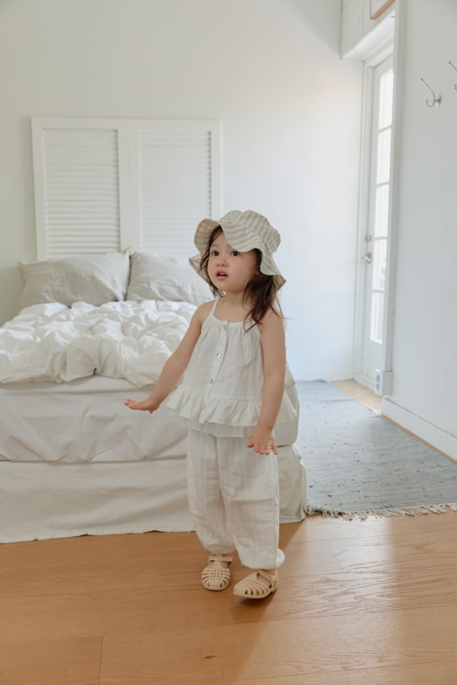 [予約][送料無料]≪ONU≫Striped Bucket Hat 57