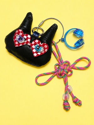 受注生産[松浦志穂×OMNES]  KEY RING MEGANE CAT