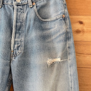 　【LEVI'S】501xx USA製 90s W32 ボタン裏555 バレンシア工場