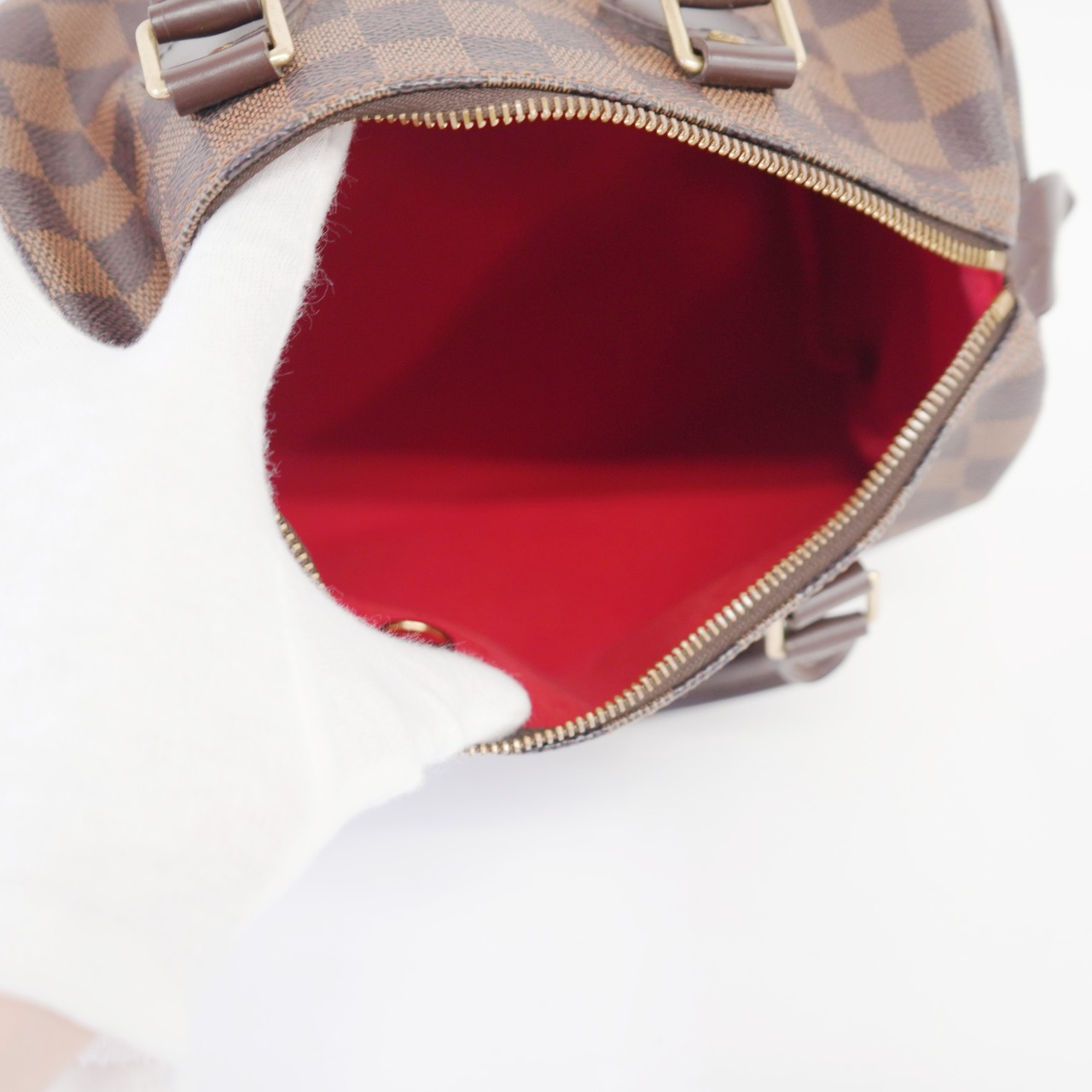 LOUIS VUITTON ルイヴィトン ダミエ スピーディ 25 ハンドバッグ N41365 ブラウン